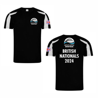 Newcastle Swim Team BRITISH NATIONALS 2024 Performance Teeshirt